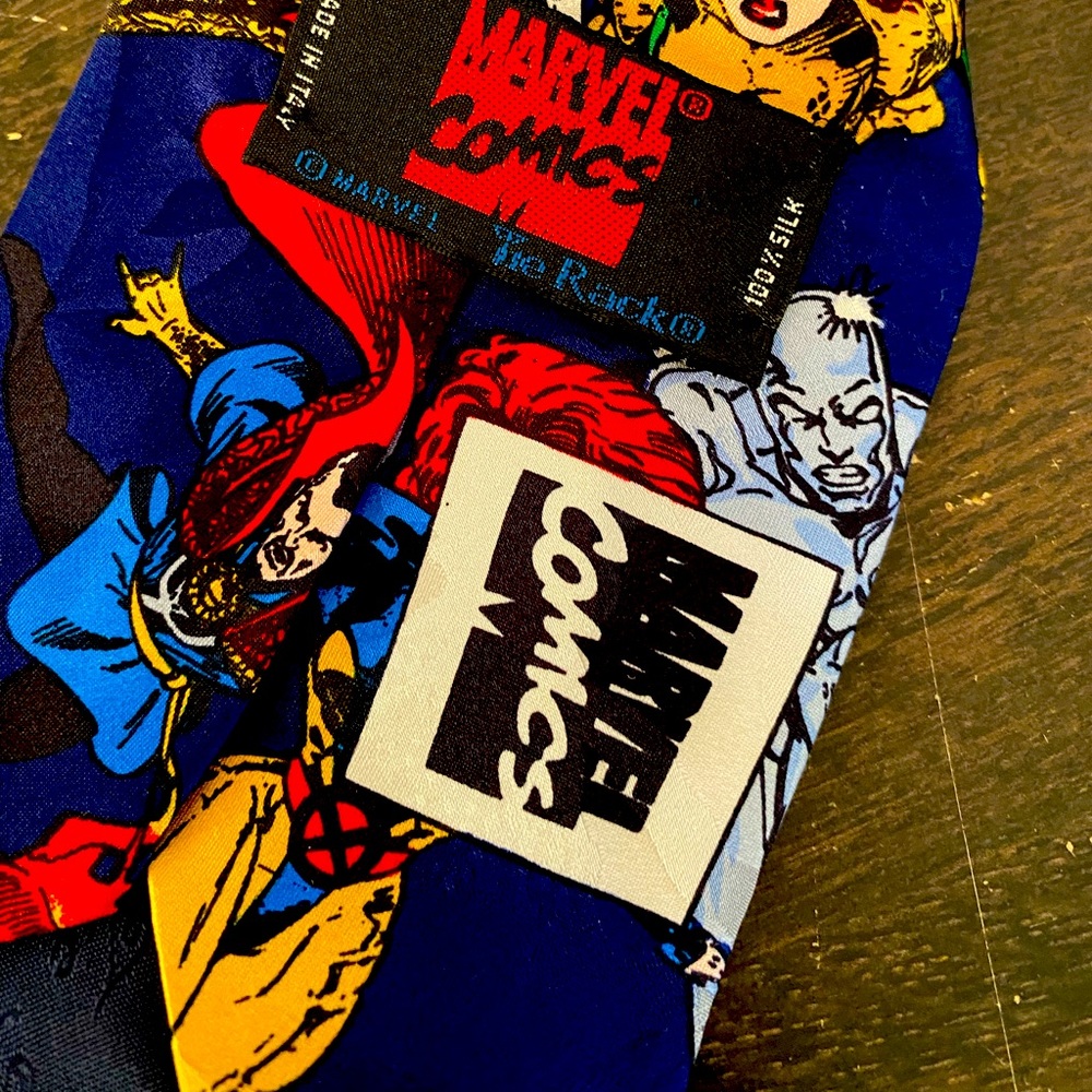 Mens tie marvel comics vintage